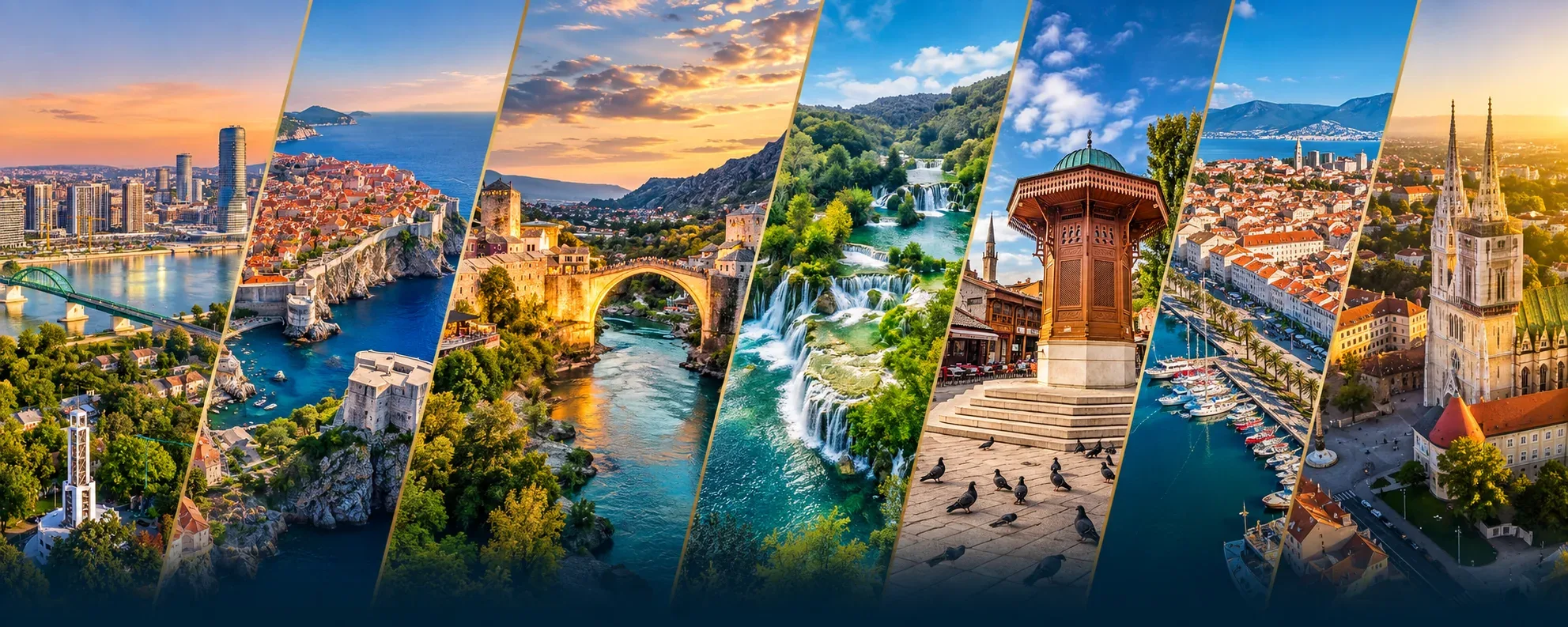 Poznate destinacije Balkana — gradovi i znamenitosti jugoistočne Evrope